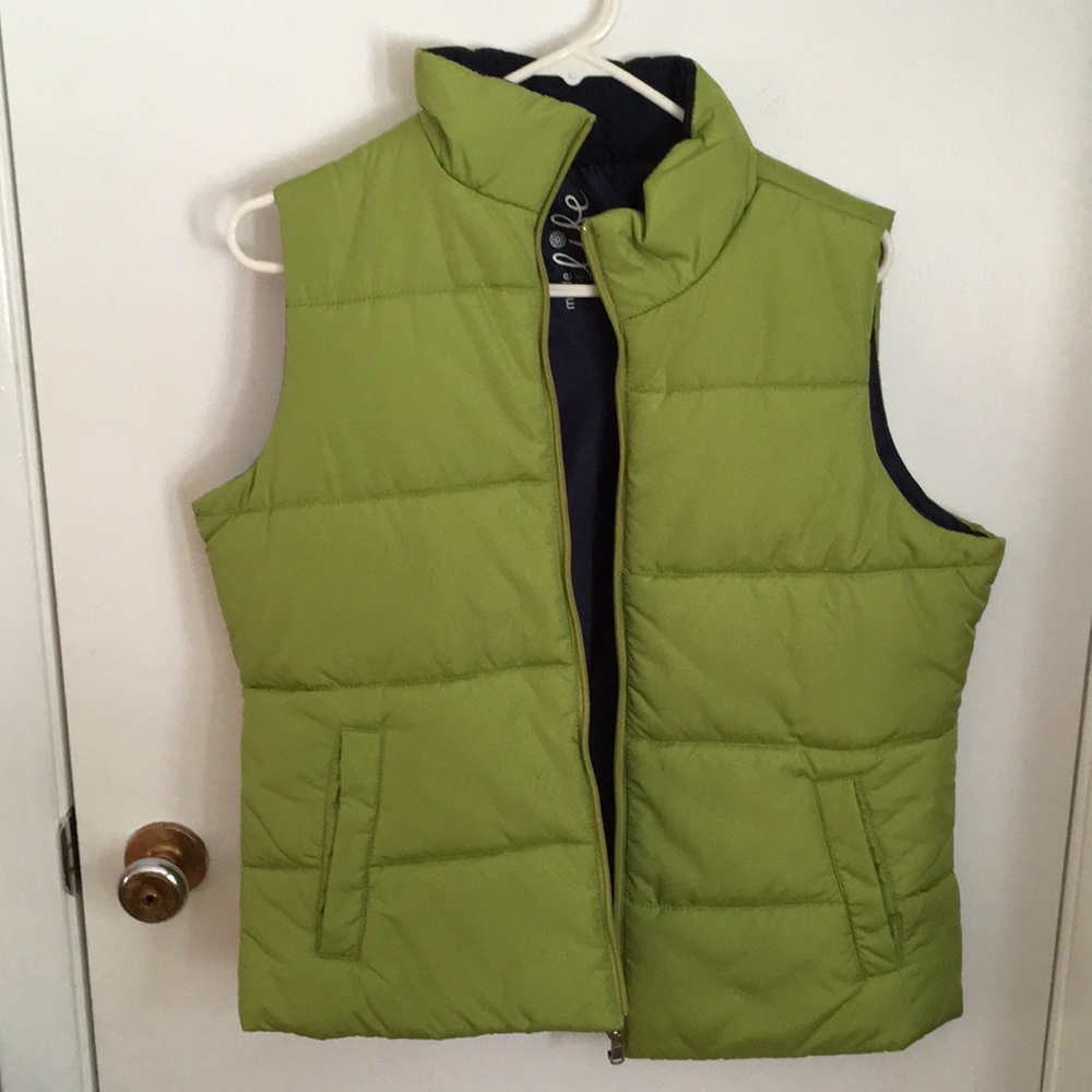 NWOT Green Puffer Vest